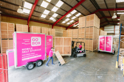 GoBox Self Storage Belfast Storage Centre Packing the GoBox Storage Box