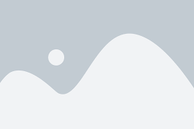 Placeholder image with a grey background and simplified white mountains and a sun or moon.
