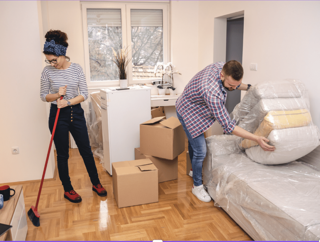 prepare furniture for storage