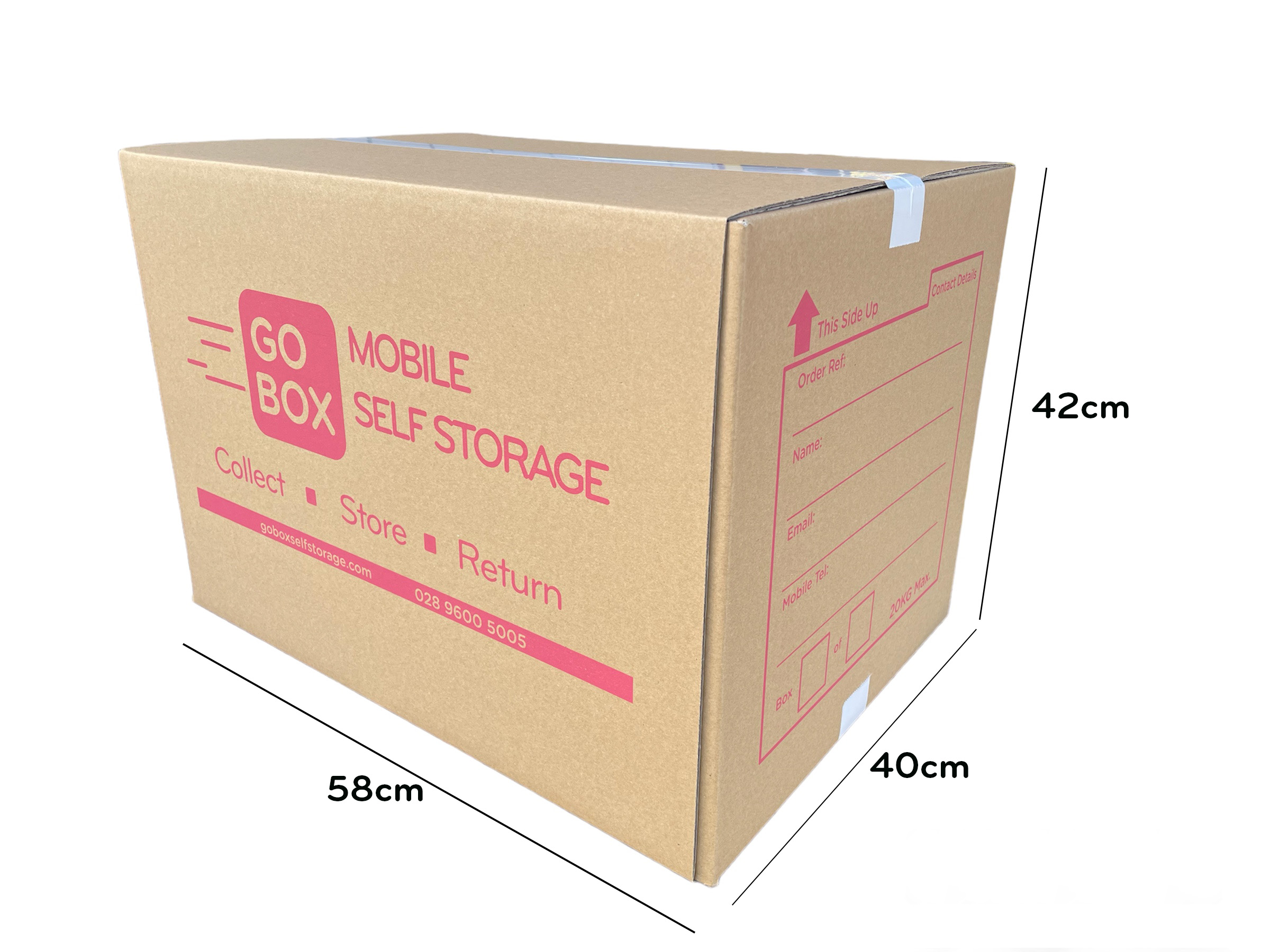 Student Box with dimensions